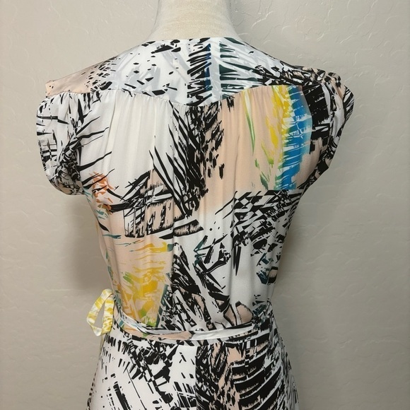 Yumi Kim x REVOLVE Soho Mixer Beach Festival 100% Silk Wrap Mini Dress Size XS - Picture 7 of 10